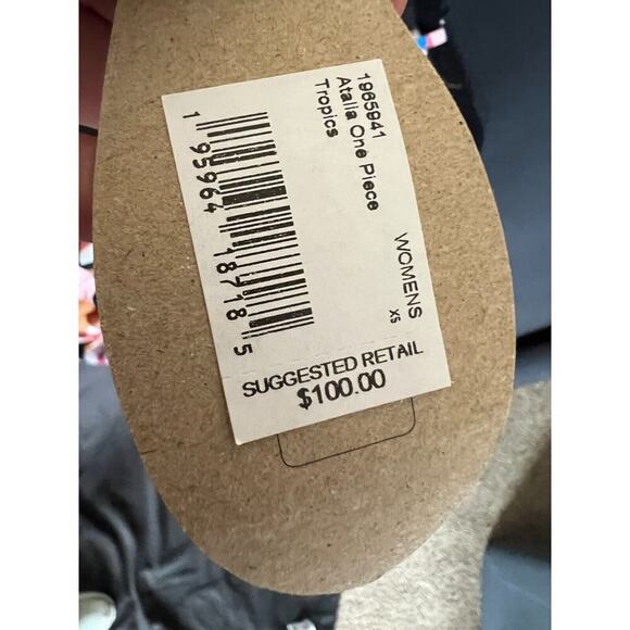 Prana Women Atalia One Piece Swimsuit Sz XS Tropics - Picture 7 of 7